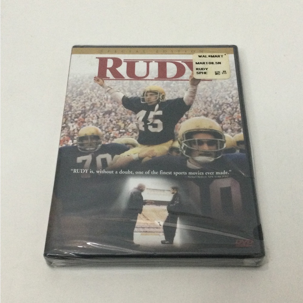 Rudy Brand New Sealed DVD